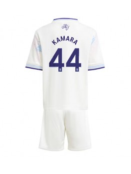 Detské Futbalové oblečenie Aston Villa Boubacar Kamara #44 2025-26 Krátky Rukáv - Tretina (+ trenírky)